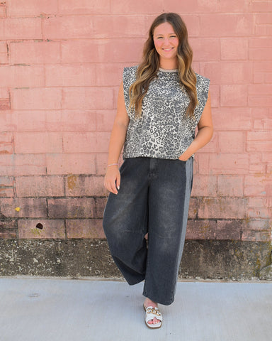 CAN'T Y0U SEE ME PANT - BLACK