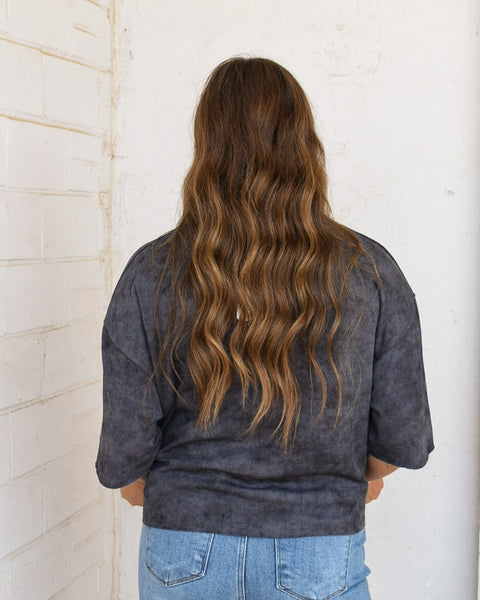LOLA SHIRT- CHARCOAL