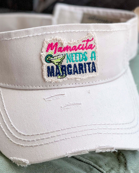MAMACITA NEEDS A MARGARITA VISOR HAT