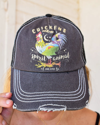 CHICKENS CAP BY JUNK GYPSY