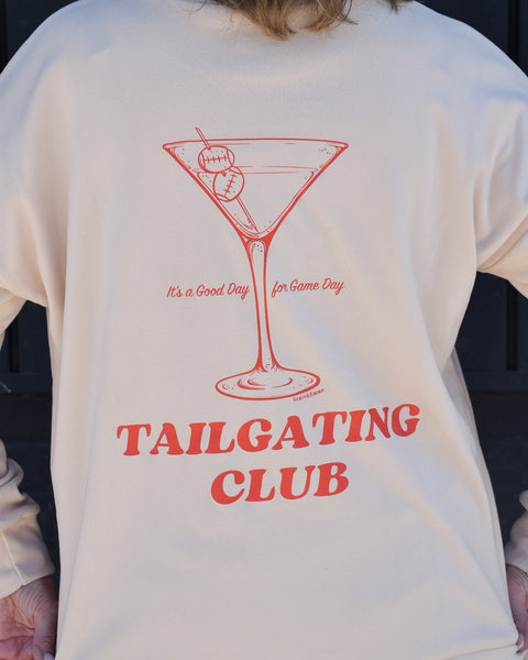 TAILGATING CLUB FLEECE PULLOVER - CREAM - REG/CURVY