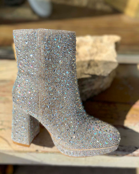 BUSSIN RHINESTONE BOOT BY CORKY'S