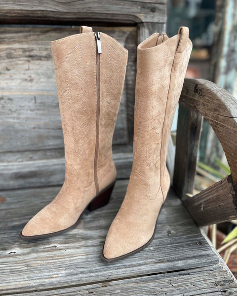 HOWDY CAMEL SUEDE BOOT BY CORKYS