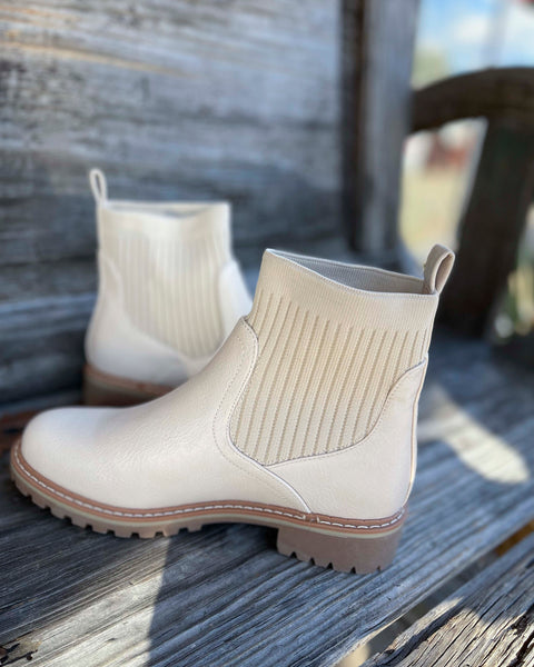 CABIN FEVER BOOT BY CORKY'S - CREAM
