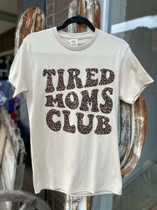 TIRED MOMS CLUB GRAPHIC TEE
