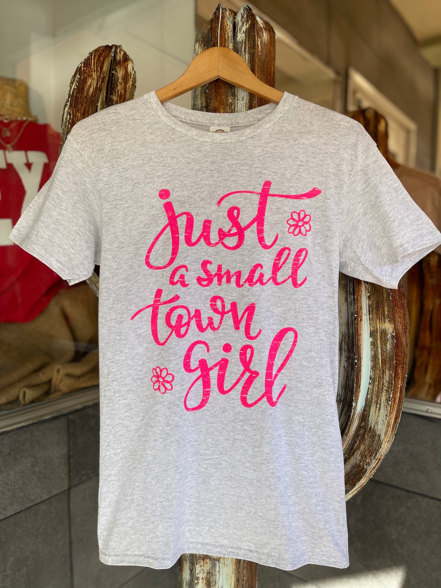 JUST A SMALL TOWN GIRL GRAPHIC TEE