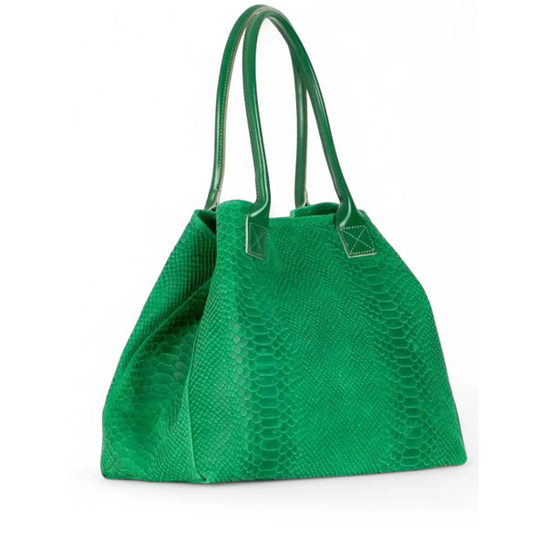 LOLA LEATHER BAG - GREEN