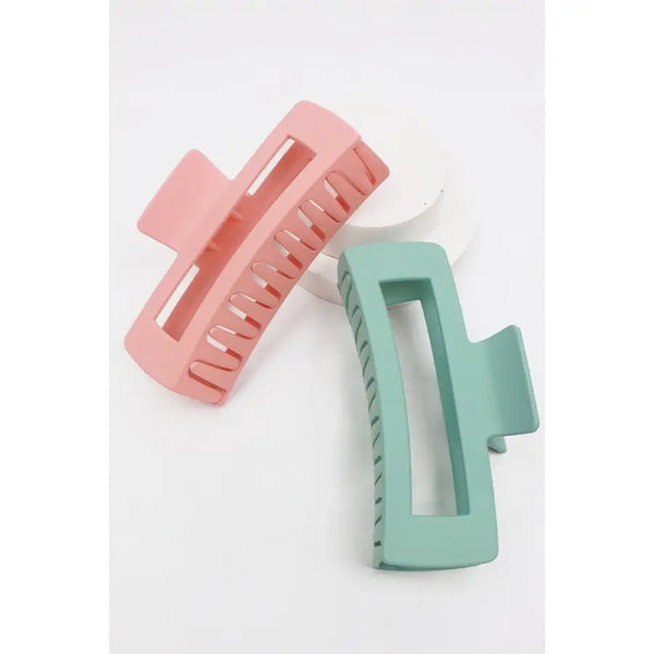 MATTE JUMBO CLAW CLIP - 12 COLORS