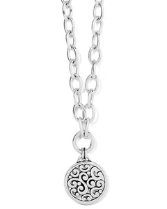 CONTEMPO MEDALLION CHARM NECKLACE- BRIGHTON