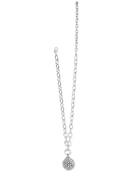 CONTEMPO MEDALLION CHARM NECKLACE- BRIGHTON