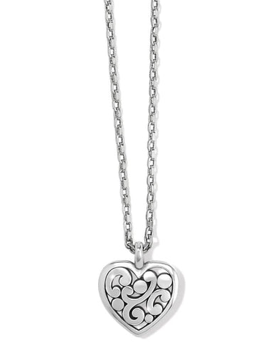 CONTEMPO HEART PETITE NECKLACE- BRIGHTON
