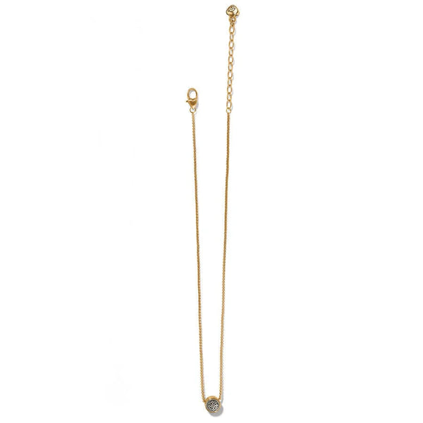 FERRARA TWO-TONE LUCE MINI PENDANT NECKLACE- BRIGHTON