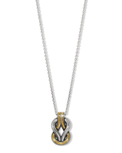 INTERLOK HARMONY TWO-TONE NECKLACE- BRIGHTON