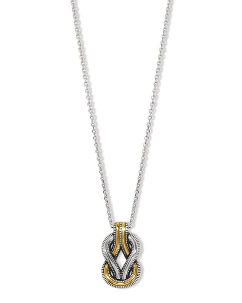 INTERLOK HARMONY TWO-TONE NECKLACE- BRIGHTON