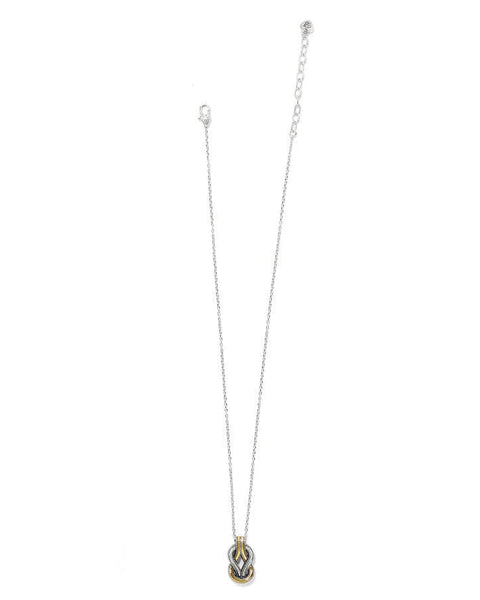 INTERLOK HARMONY TWO-TONE NECKLACE- BRIGHTON