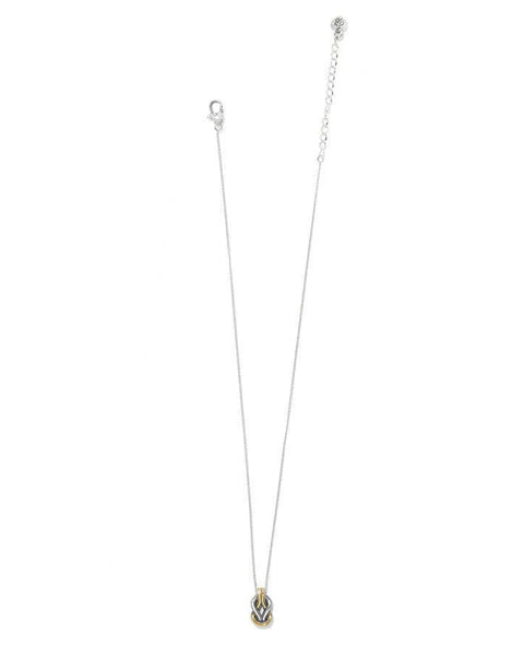 INTERLOK HARMONY TWO-TONE PETITE NECKLACE- BRIGHTON