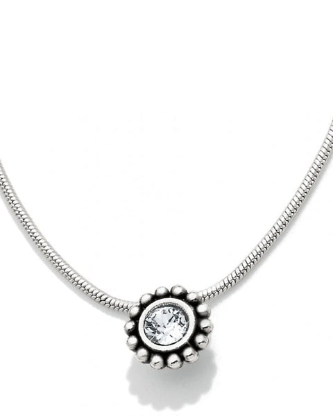 TWINKLE PETITE SILVER NECKLACE- BRIGHTON