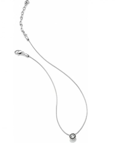 TWINKLE PETITE SILVER NECKLACE- BRIGHTON