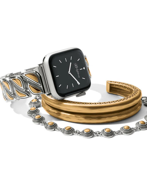 COCONUT GROVE TWO-TONE WATCH BAND- BRIGHTON