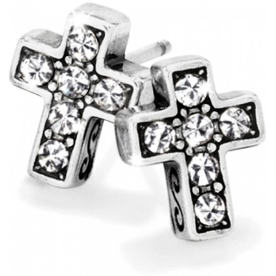 STARRY NIGHT CROSS MINI POST EARRINGS- BRIGHTON
