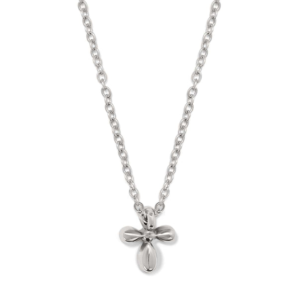 ENCHANTING CROSS NECKLACE IN SILVER- BRIGHTON