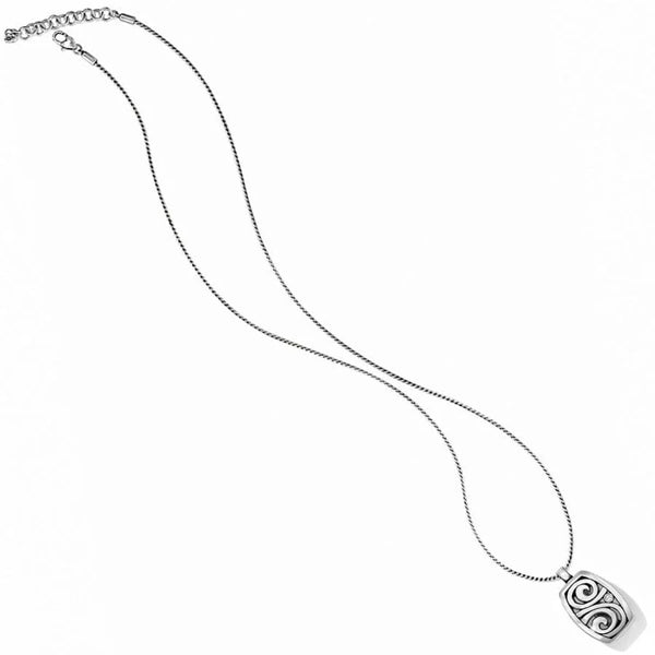 LONDON GROVE BADGE CLIP NECKLACE- BRIGHTON