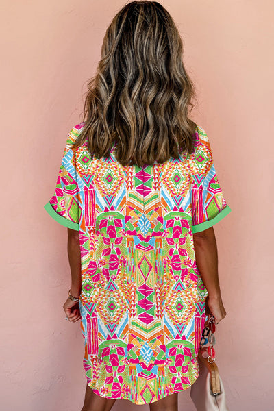 GEOMETRIC PRINT DRESS