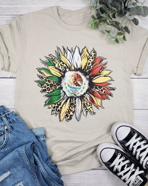 MEXICO SUNFLOWER GRAPHIC TEE