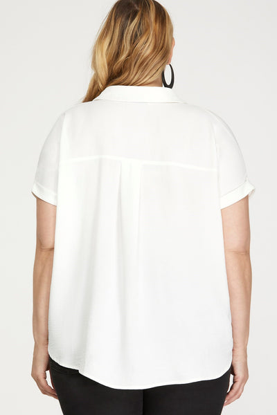 BAILEY TOP - OFF WHITE - CURVY