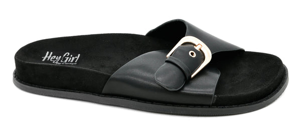 Corkys Passport Sandal - Black - FINAL SALE