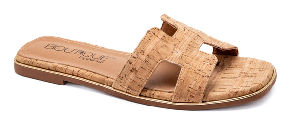 PICTURE PERFECT SLIP ON SANDAL BY CORKY'S - CORK