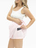Pink Gingham Ruffle Skirt with Shorts GINGHAM SKIRT- PINK - Salty Lime Boutique