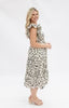 Black & Ivory Floral Tiered Dress 7933B-BI-XS - IVORY - Salty Lime Boutique