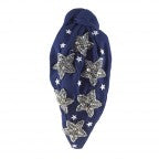 STARS ARE BRIGHT HEADBAND - NAVY - Salty Lime Boutique