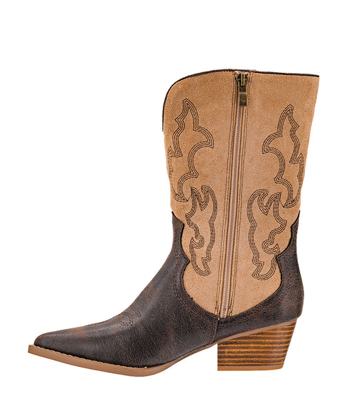 Somebody's Problem Boots by Corkys - Espresso Sand - Salty Lime Boutique