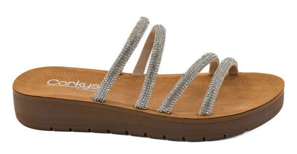 STRIPTEASE SANDAL BY CORKYS - Salty Lime Boutique