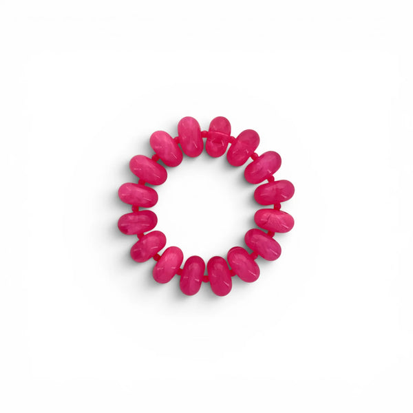 Candy Colored Rondelle Beaded Bracelet - 7 Colors