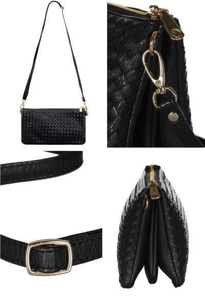 restock - TABITHA ALL IN ONE CLUTCH - BLACK