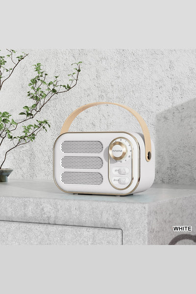 RETRO RADIO BLUETOOTH SPEAKER - 5 COLORS