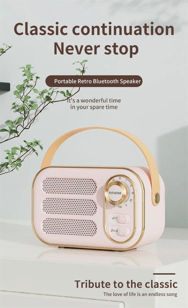 RETRO RADIO BLUETOOTH SPEAKER - 5 COLORS