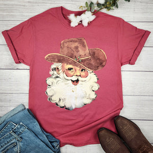 VINTAGE SANTA GRAPHIC TEE