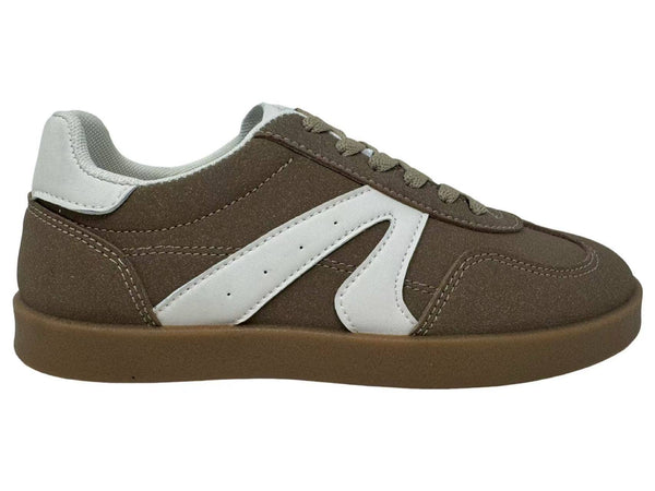 RETRO THROWBACK SNEAKER BY VERY G - BROWN