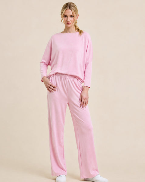 The Margo Scuba Pant - Light Pink