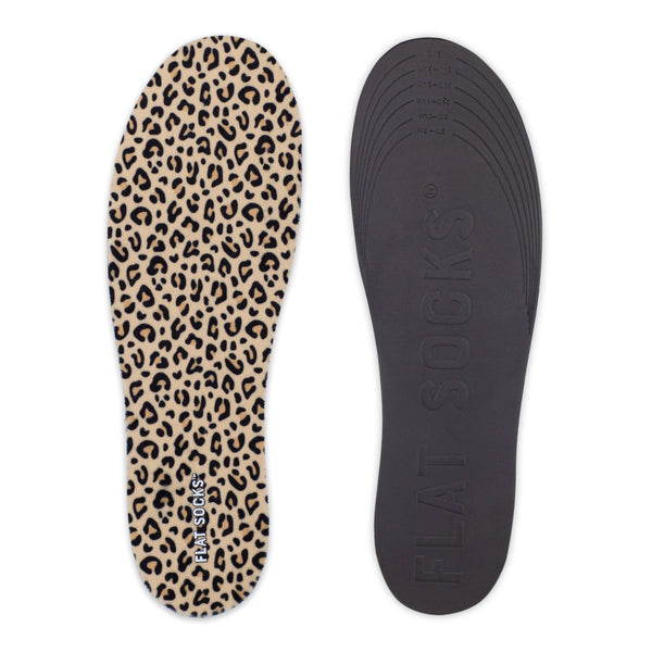Flat Sock Insole - Leopard Print