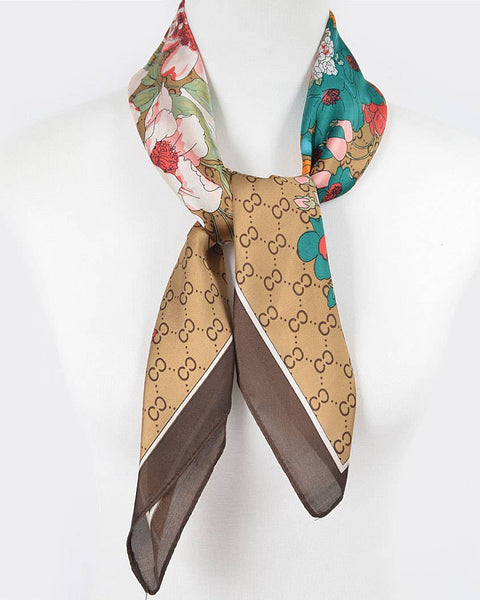 Multi Print Bandana: BG - Salty Lime Boutique