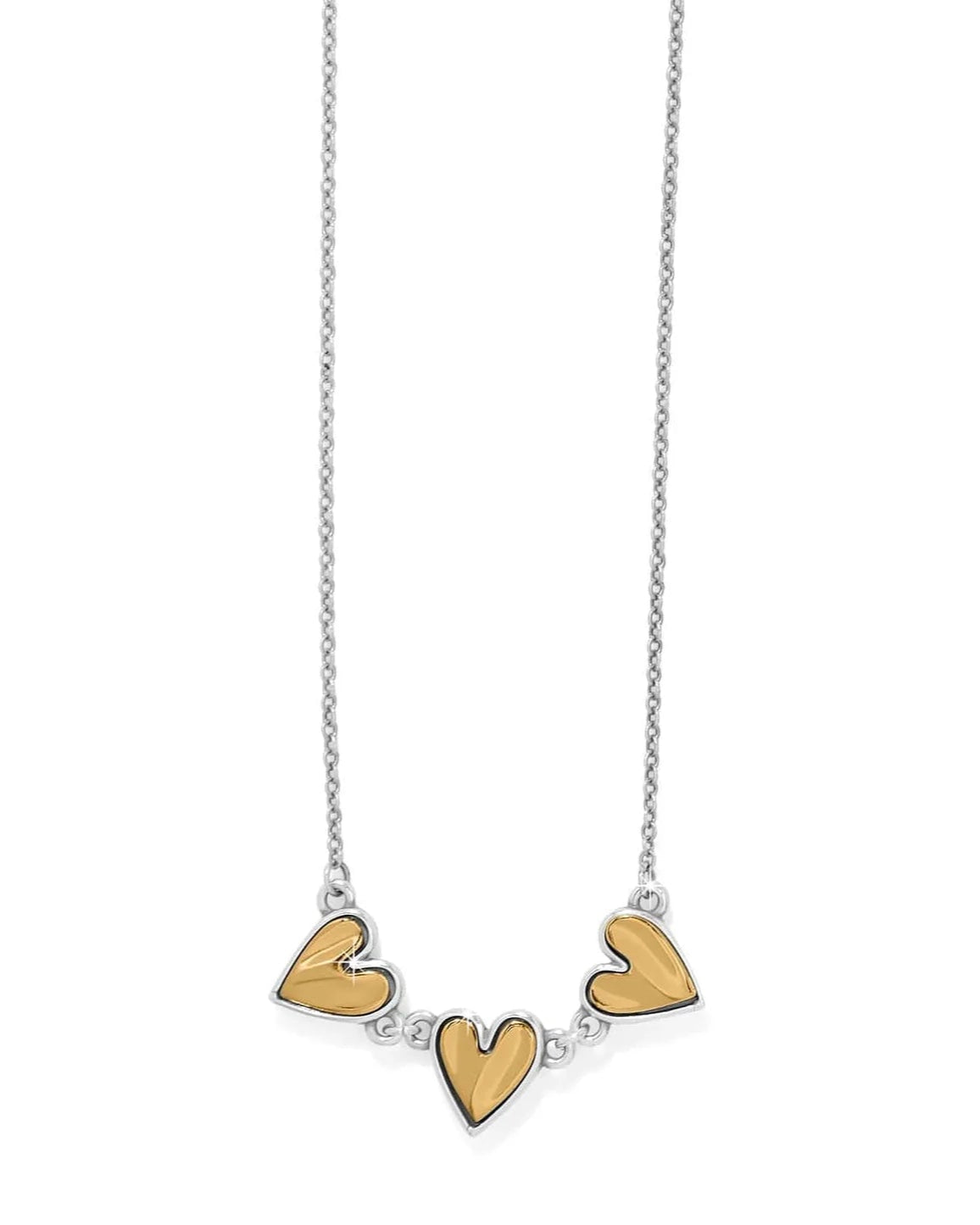 CASCADE HEART TRIO NECKLACE - BRIGHTON