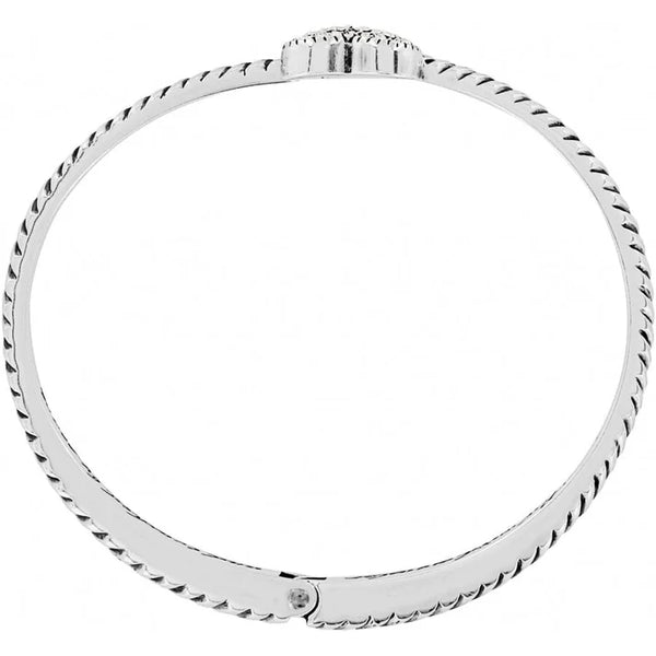 CELESTIA HEART HINGED BANGLE- BRIGHTON