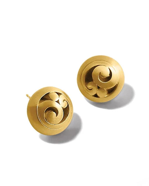 Brighton Contempo Post Gold Earrings