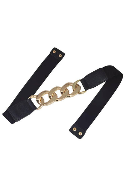 COLLEEN BELT - GOLD/BLACK