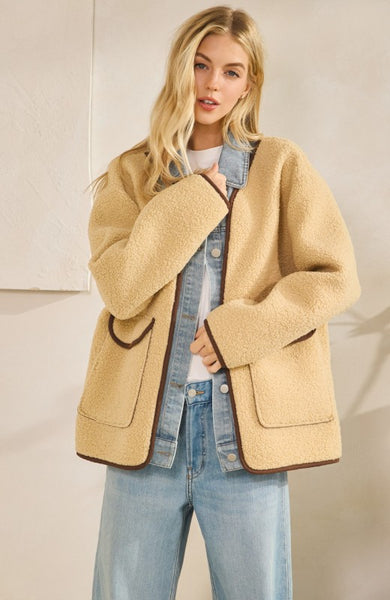 TRAILHEAD TEDDY SHERPA LEECE JACKET